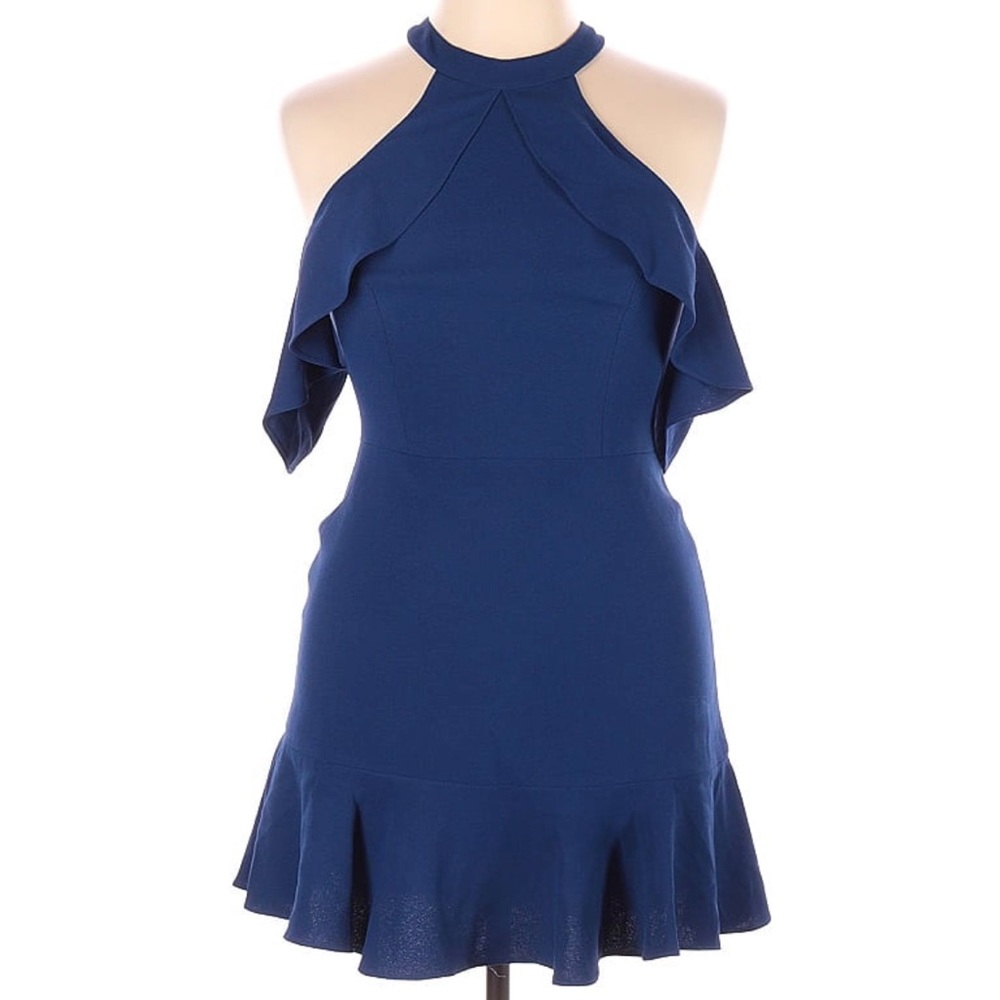 Bcbgmaxazria ruffle dress